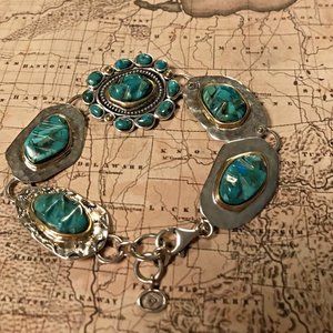 SILPADA B3325 Santa Fe Bracelet Sterling Silver